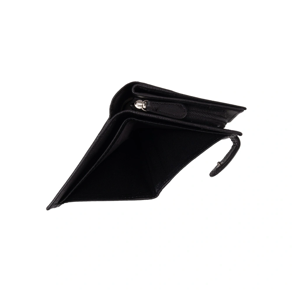 Portofel dama din piele naturala Antonia Moretti AM1692, Nero, #6, Bagsy