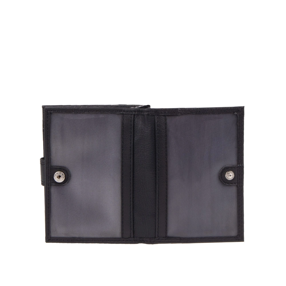 Portofel dama din piele naturala Antonia Moretti AM1692, Nero, #5, Bagsy