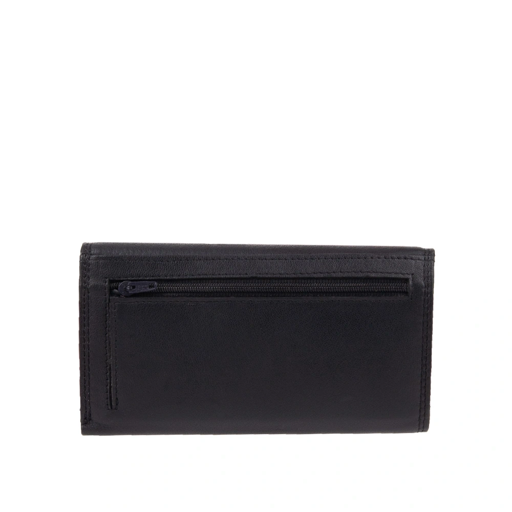 Portofel dama din piele naturala Chiara Canotti CC1694, Nero, #2, Bagsy