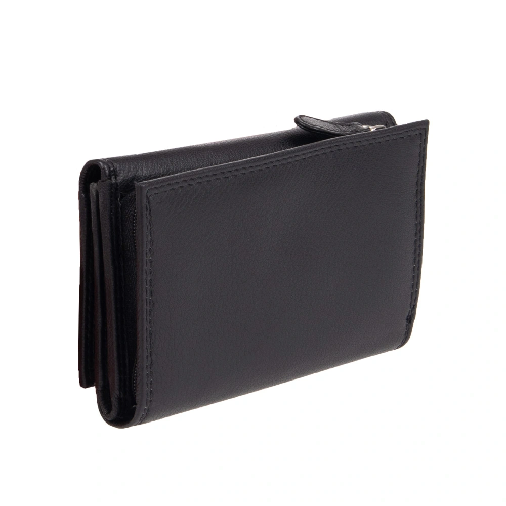 Portofel dama din piele naturala Patrizia Lucchini PL1695, Negru, #4, Bagsy