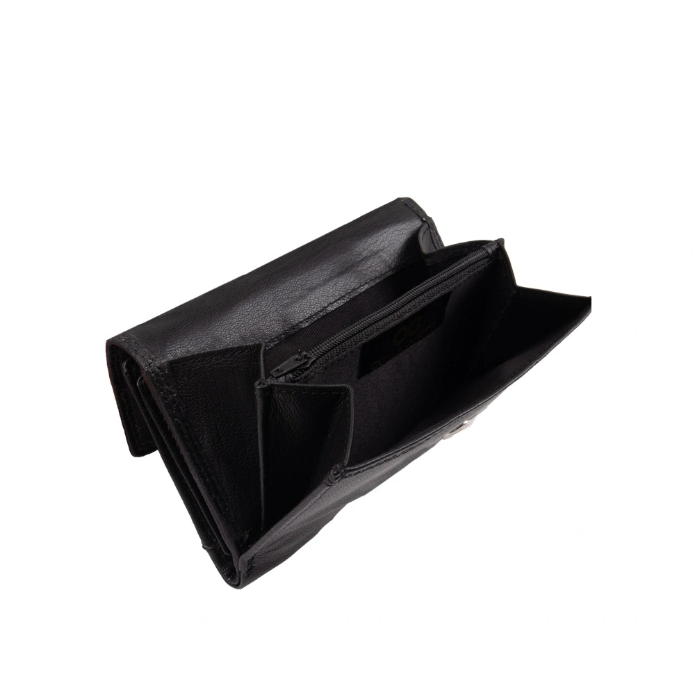 Portofel dama din piele naturala Chiara Canotti CC1697, Negru, #8, Bagsy