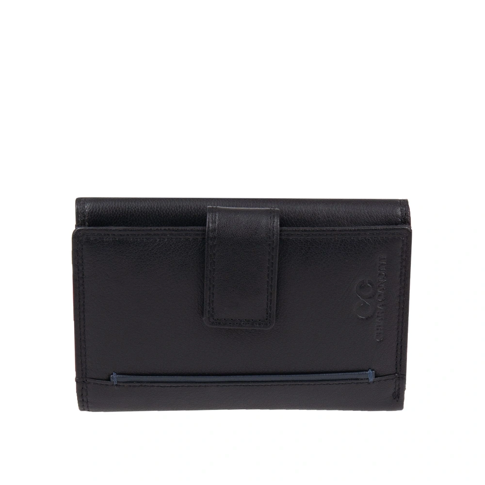 Portofel dama din piele naturala Chiara Canotti CC1697, Negru, #2, Bagsy