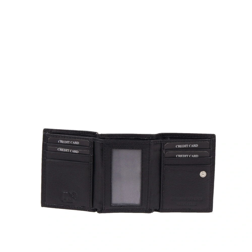 Portofel dama din piele naturala Patrizia Lucchini PL1698, Negru, #5, Bagsy