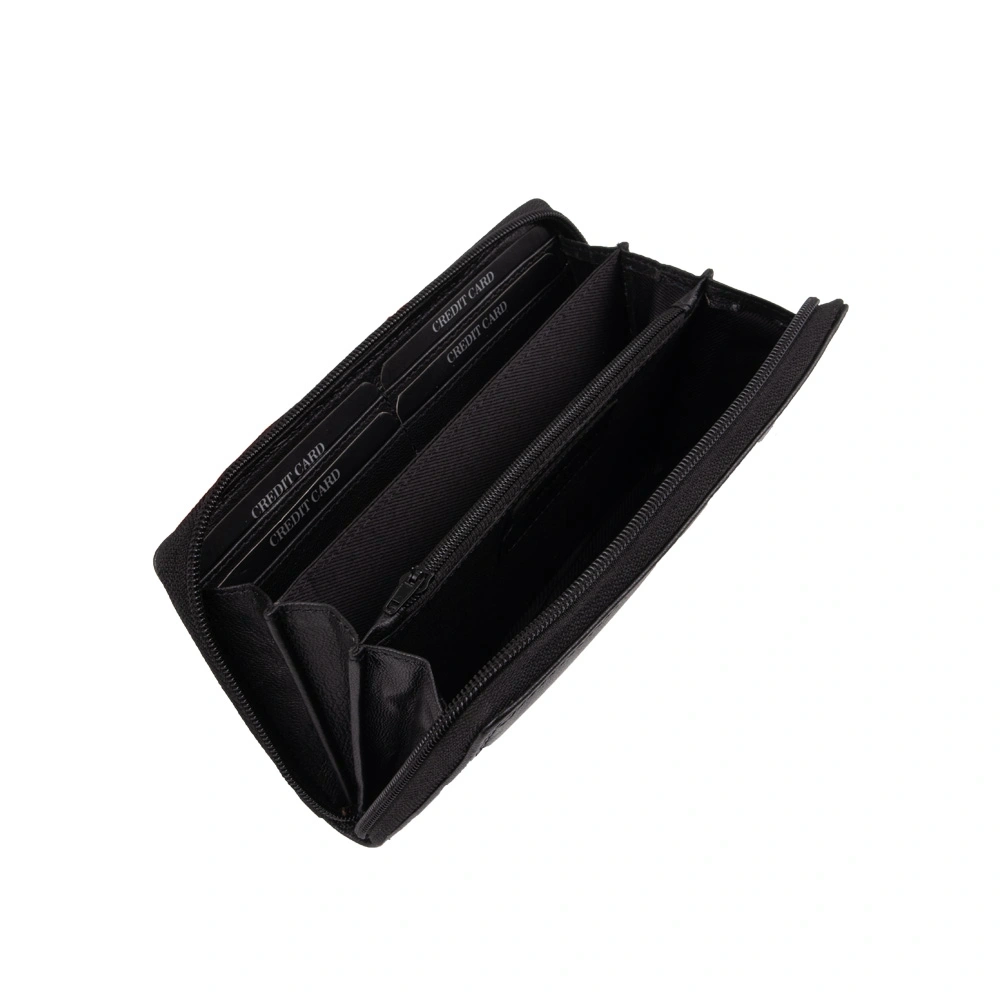 Portofel dama din piele naturala Patrizia Lucchini PL1699, Negru, #4, Bagsy