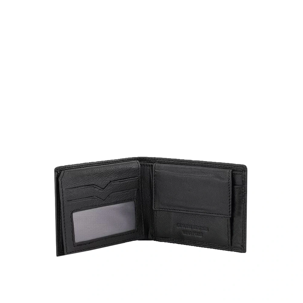 Portofel din piele naturala Pierro Poggi PP1016, Negru, #3, Bagsy