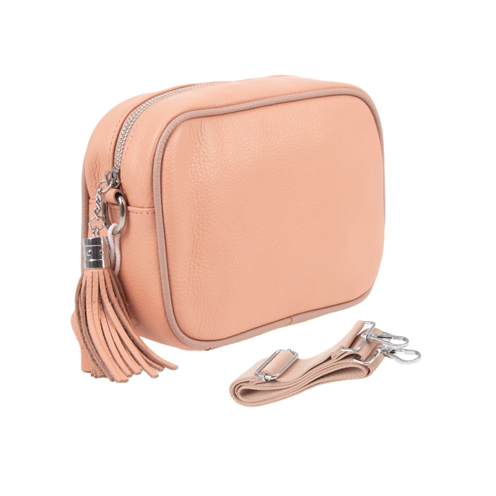 Geanta de umar din piele naturala Chiara Canotti CC1707, Roz, #2, Bagsy