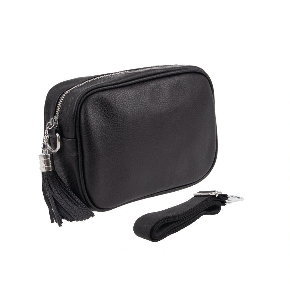 Geanta de umar din piele naturala Chiara Canotti CC1707, Negru, #2, Bagsy