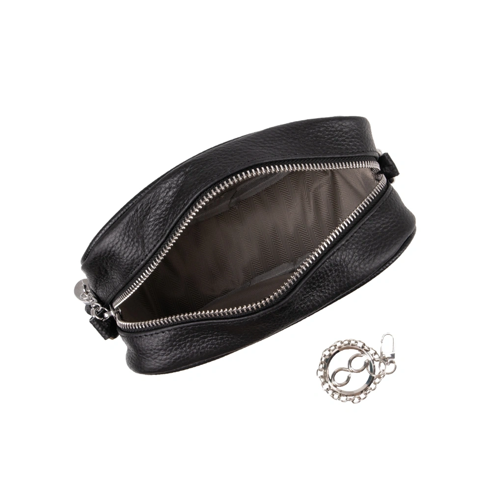 Geanta de umar din piele naturala Chiara Canotti CC1707, Negru, #4, Bagsy