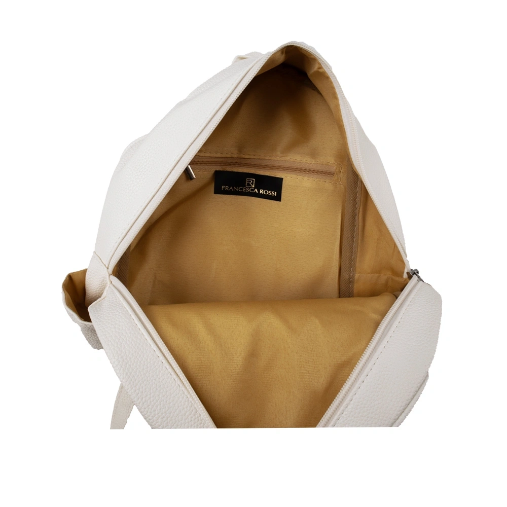 Rucsac dama Francesca Rossi FR6499, Alb, #3, Bagsy