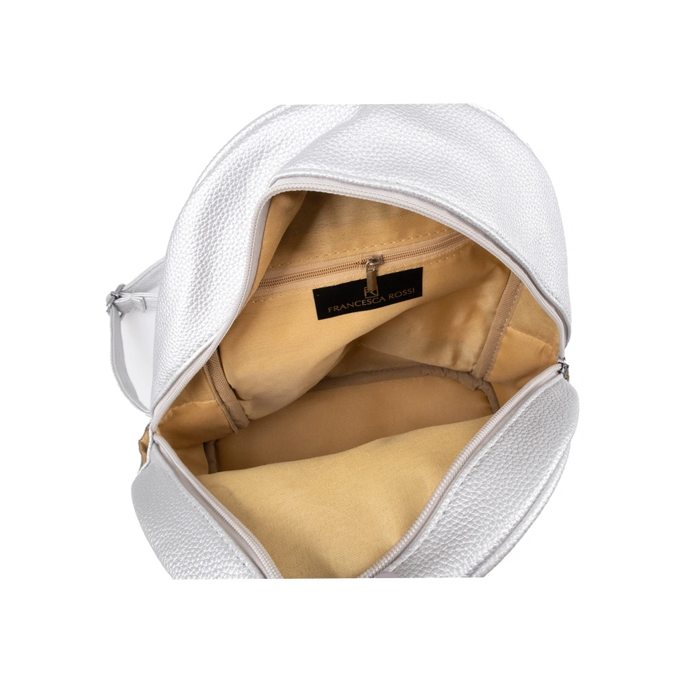 Rucsac dama Francesca Rossi FR6499, Argintiu, #4, Bagsy