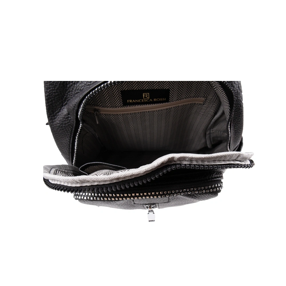 Rucsac dama Francesca Rossi FR6490, Negru, #4, Bagsy