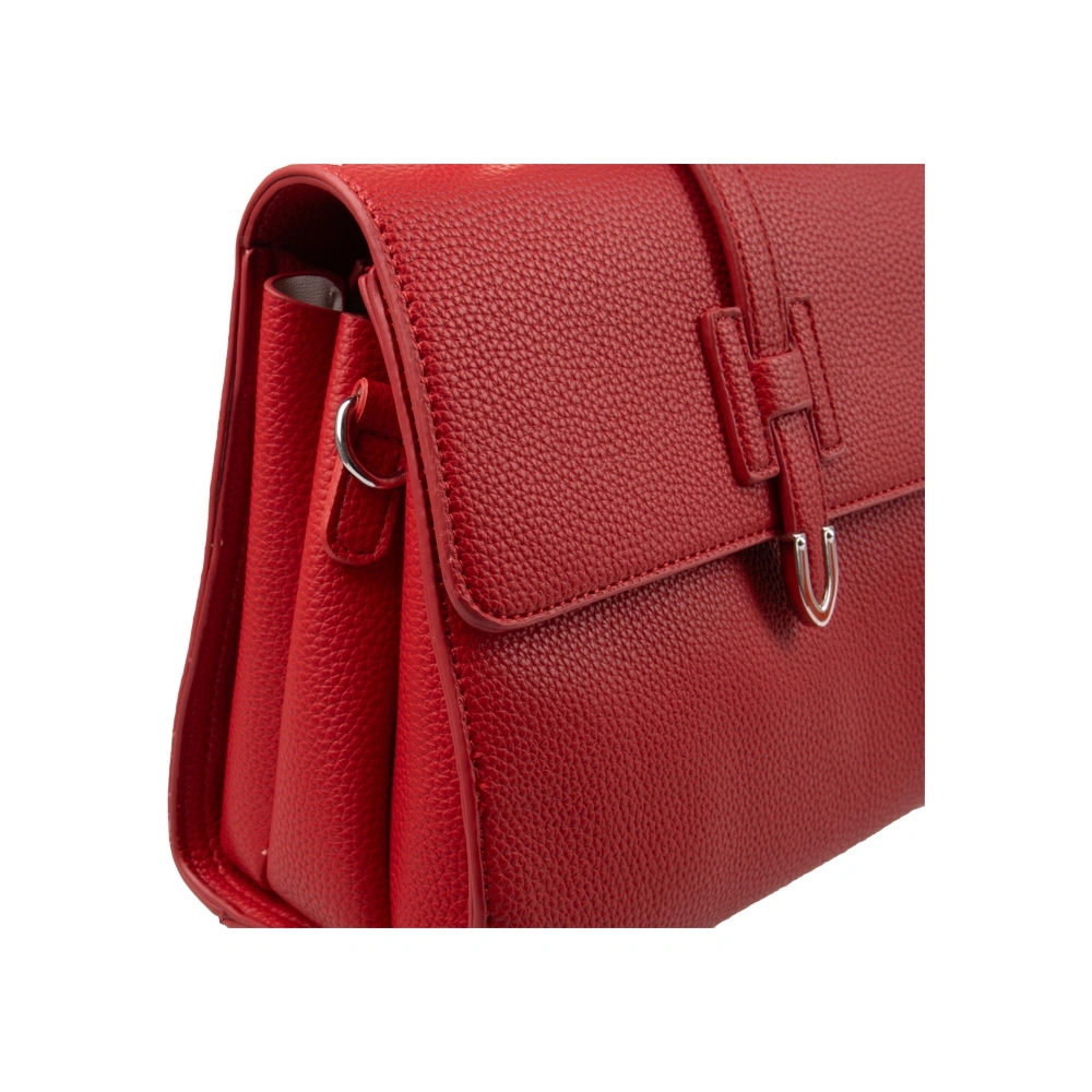 Geanta de mana din piele ecologica Francesca Rossi FR6492, Rosu, #4, Bagsy