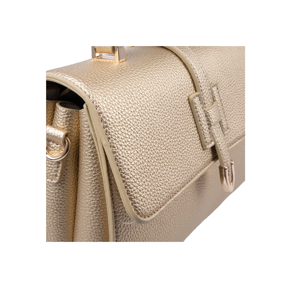 Geanta de mana din piele ecologica Francesca Rossi FR6492, Auriu, #4, Bagsy