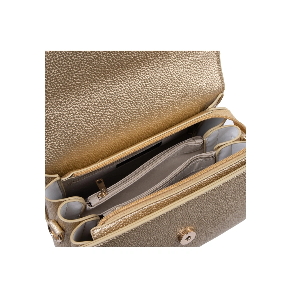 Geanta de mana din piele ecologica Francesca Rossi FR6492, Auriu, #5, Bagsy