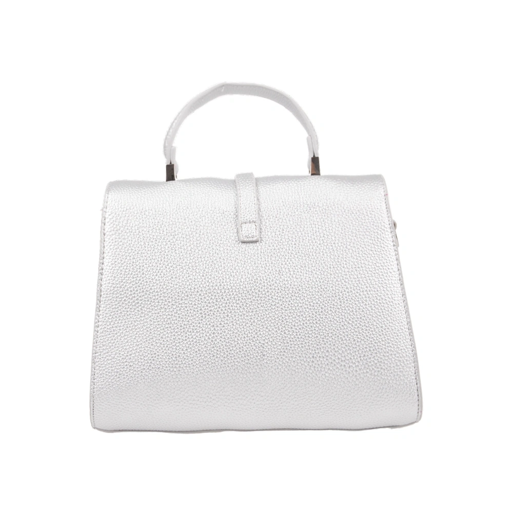 Geanta de mana din piele ecologica Francesca Rossi FR6492, Argintiu, #2, Bagsy