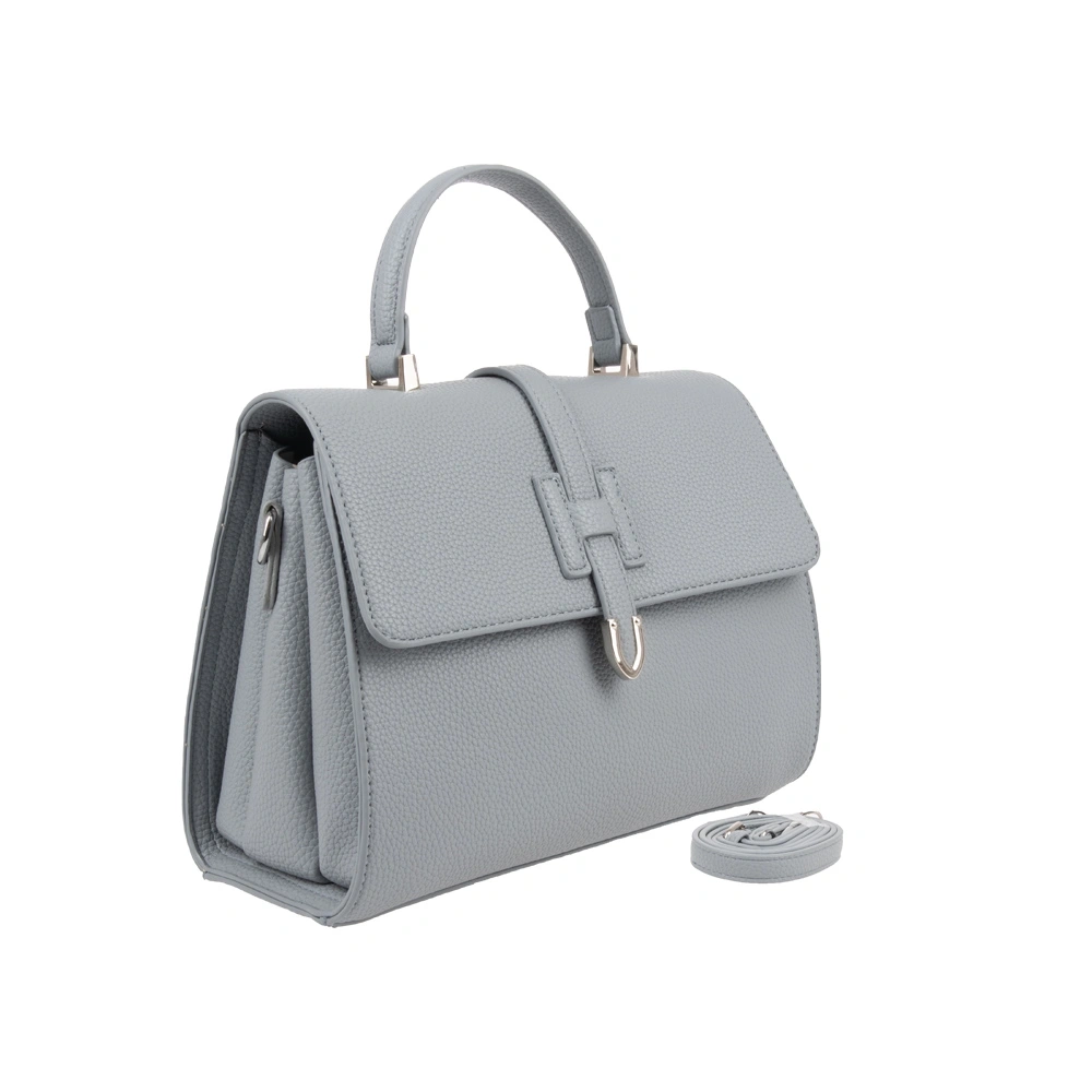 Geanta de mana din piele ecologica Francesca Rossi FR6492, Albastru deschis, #3, Bagsy