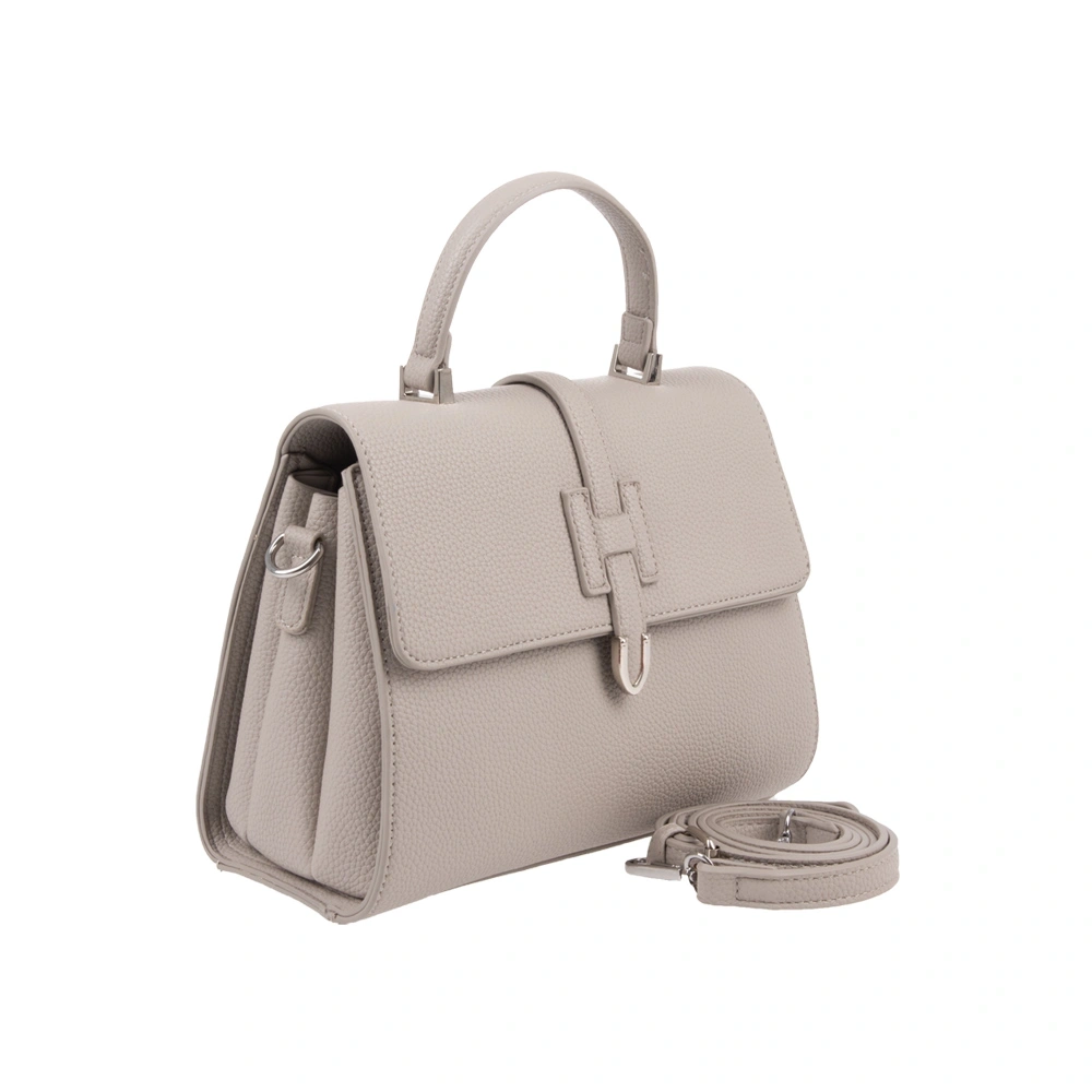 Geanta de mana din piele ecologica Francesca Rossi FR6492, Kaki, #3, Bagsy