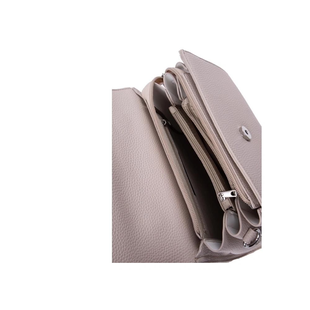 Geanta de mana din piele ecologica Francesca Rossi FR6492, Grej, #5, Bagsy