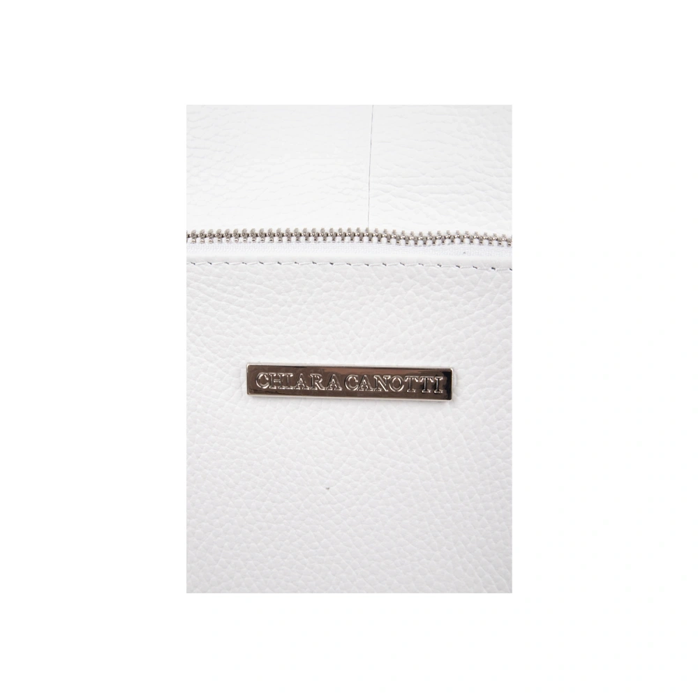 Rucsac din piele naturala Chiara Canotti CC1244, Alb, #4, Bagsy