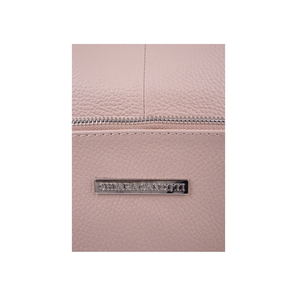 Rucsac din piele naturala Chiara Canotti CC1244, Roz prafuit, #4, Bagsy