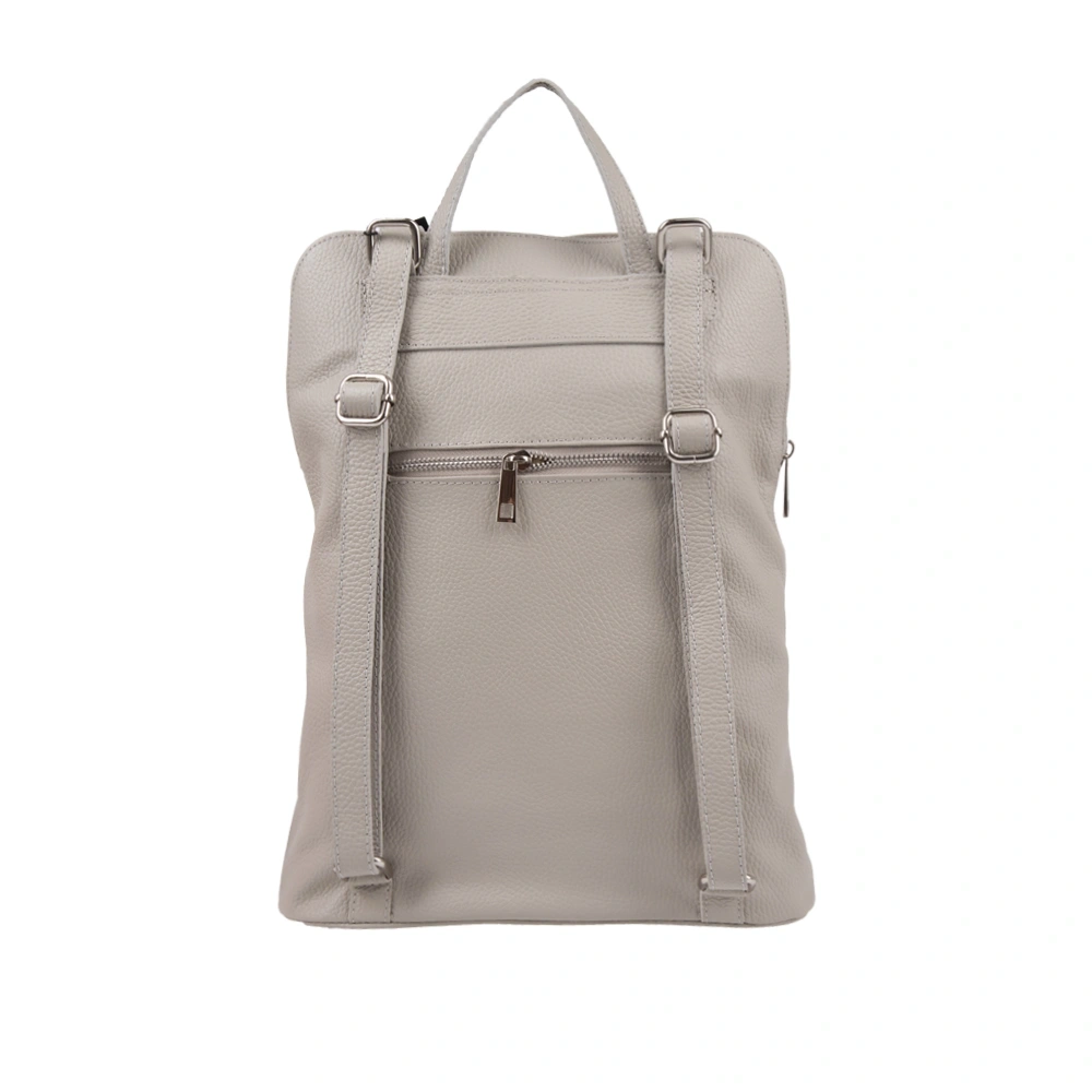 Rucsac din piele naturala Chiara Canotti CC1244, Gri, #2, Bagsy