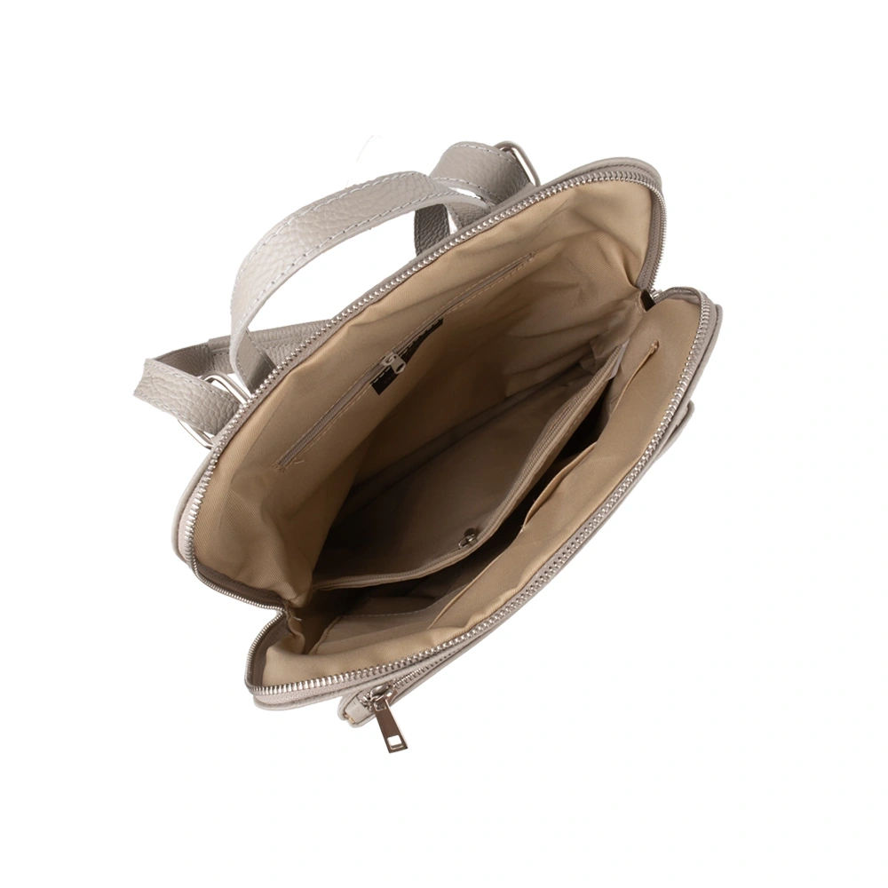 Rucsac din piele naturala Chiara Canotti CC1244, Gri, #4, Bagsy