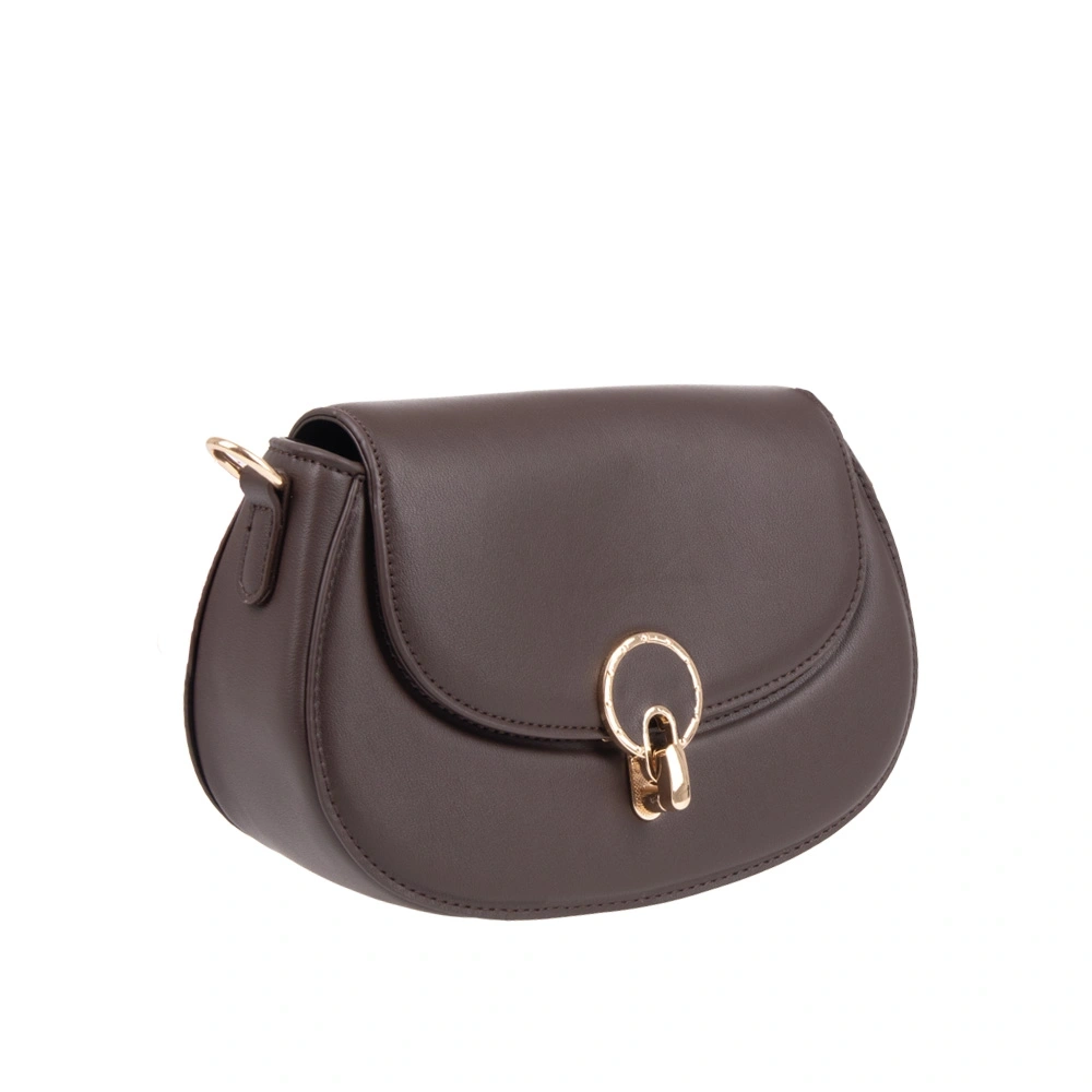 Geanta de umar din piele ecologica Francesca Rossi FR6531, Maro inchis, Nr. 2, Bagsy