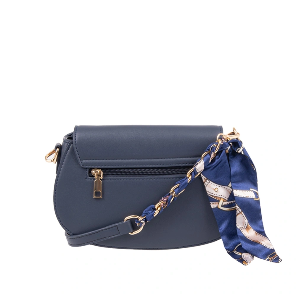 Geanta de umar din piele ecologica Francesca Rossi FR6531, Albastru, Nr. 4, Bagsy