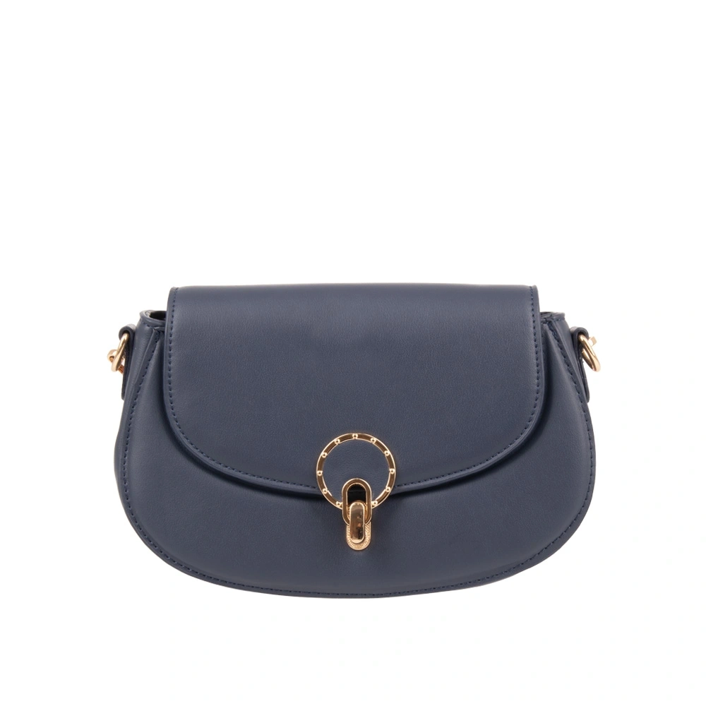 Geanta de umar din piele ecologica Francesca Rossi FR6531, Albastru, Nr. 1, Bagsy