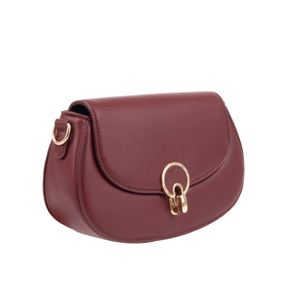 Geanta de umar din piele ecologica Francesca Rossi FR6531, Rosu, Nr. 2, Bagsy