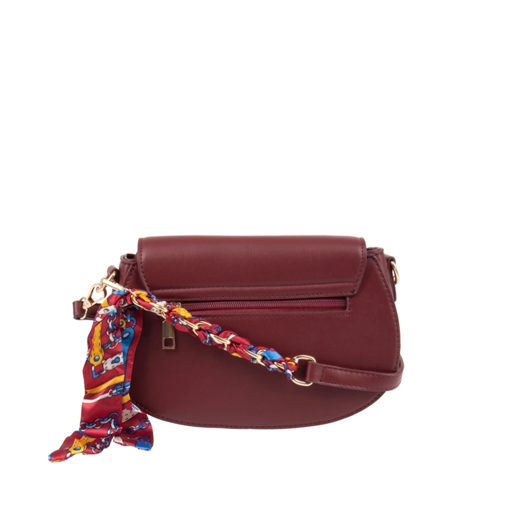 Geanta de umar din piele ecologica Francesca Rossi FR6531, Rosu, Nr. 3, Bagsy