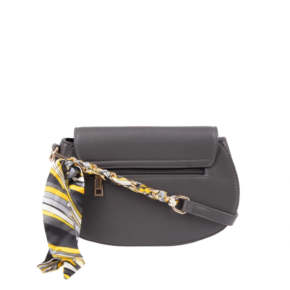 Geanta de umar din piele ecologica Francesca Rossi FR6531, Gri, #3, Bagsy