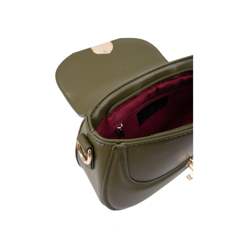 Geanta de umar din piele ecologica Francesca Rossi FR6531, Verde, #5, Bagsy