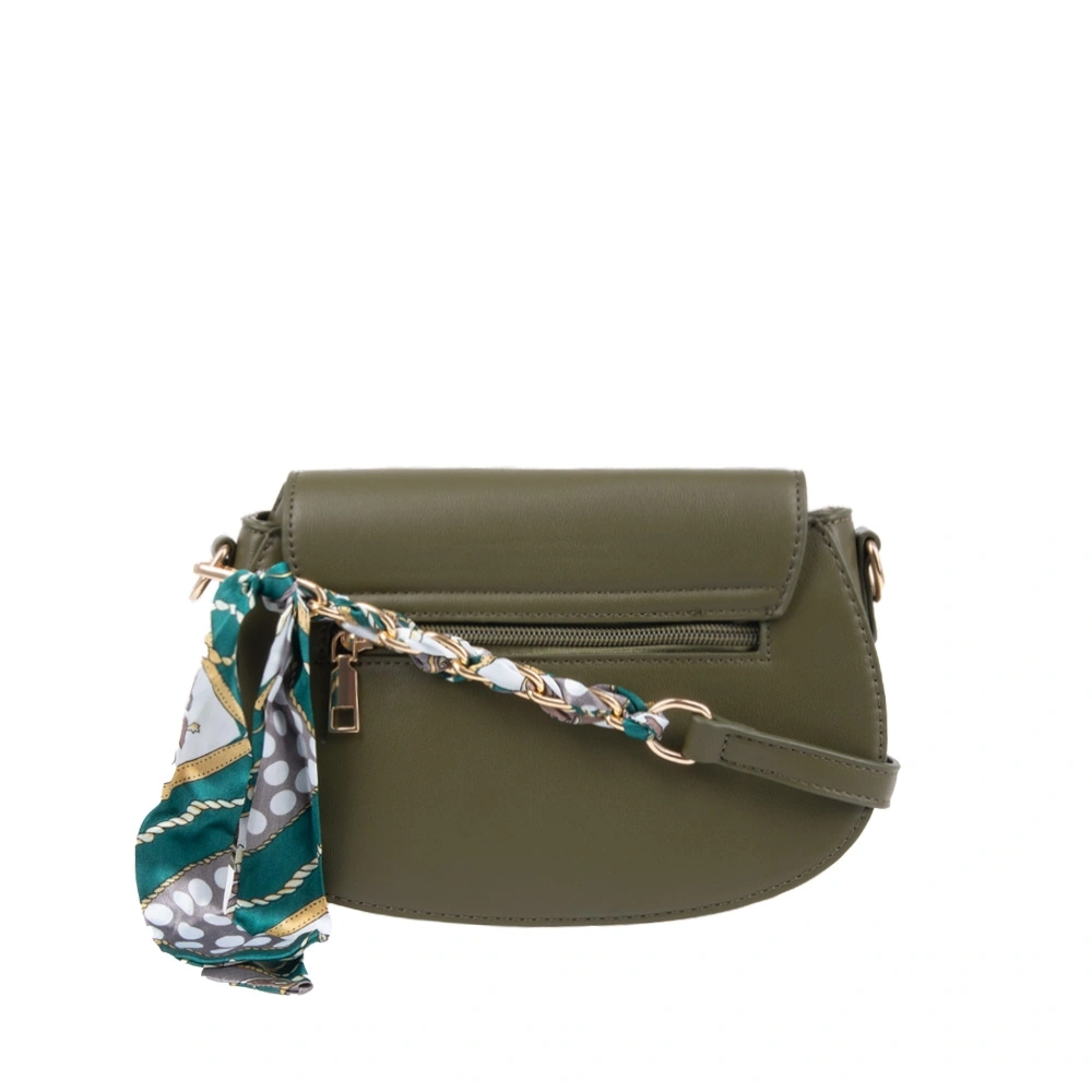 Geanta de umar din piele ecologica Francesca Rossi FR6531, Verde, #3, Bagsy