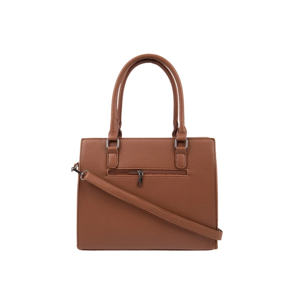 Geanta de mana din piele ecologica Francesca Rossi FR6532, Maro, #3, Bagsy