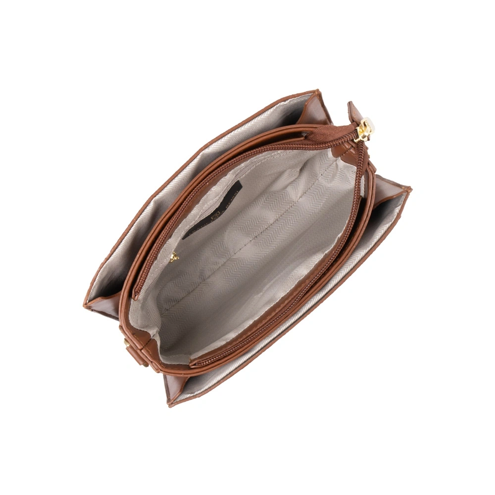 Geanta de umar din piele ecologica Francesca Rossi FR6533, Maro, #5, Bagsy