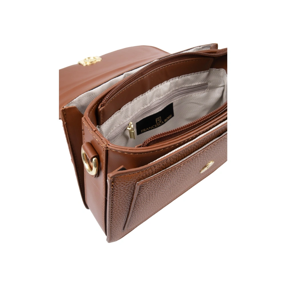 Geanta de umar din piele ecologica Francesca Rossi FR6533, Maro, #4, Bagsy