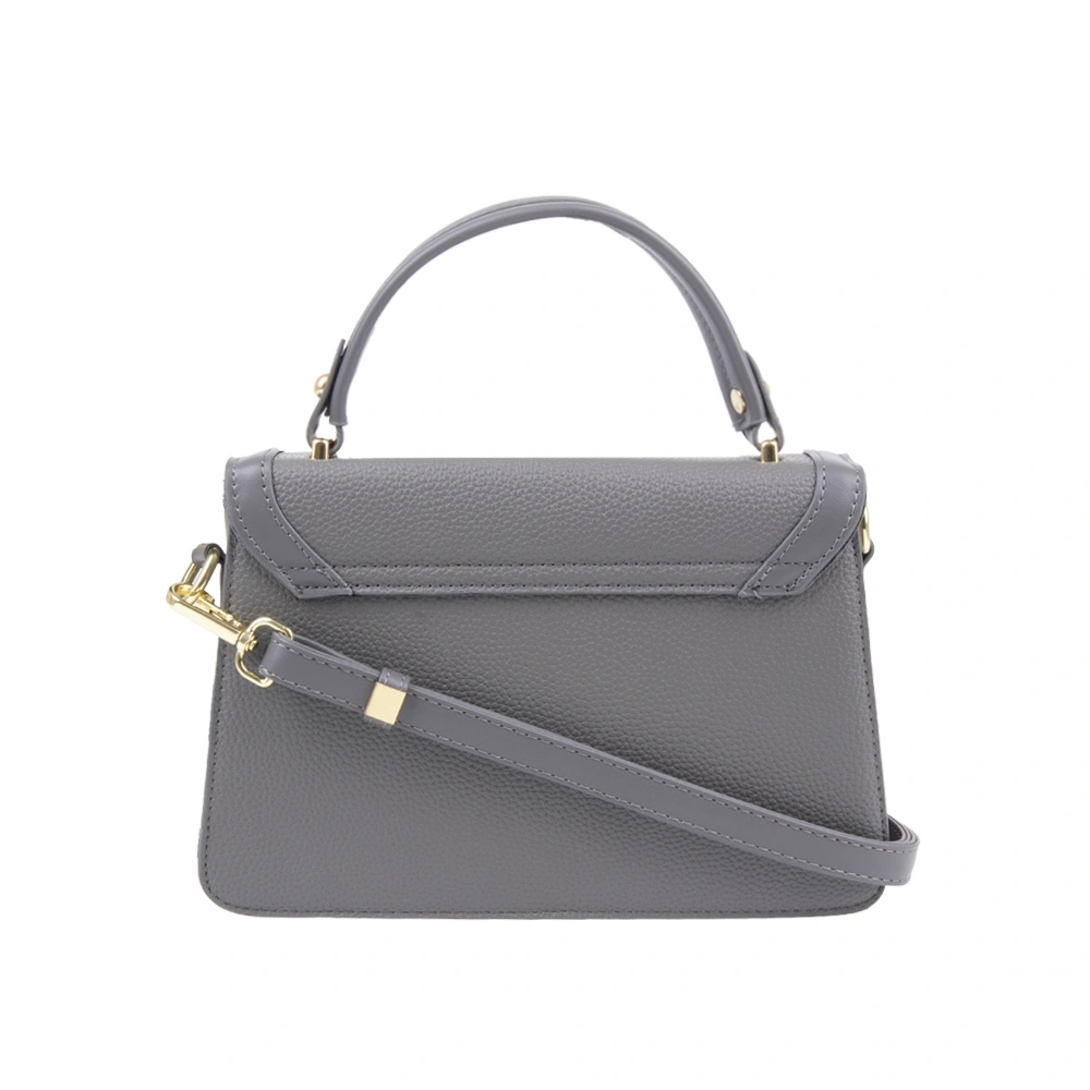 Geanta de umar din piele ecologica Francesca Rossi FR6533, Gri, #3, Bagsy