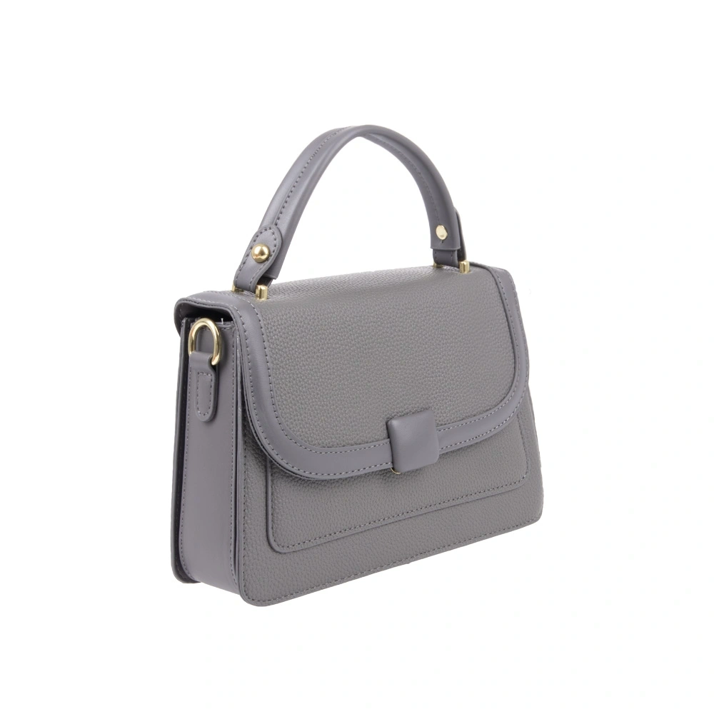 Geanta de umar din piele ecologica Francesca Rossi FR6533, Gri, #2, Bagsy