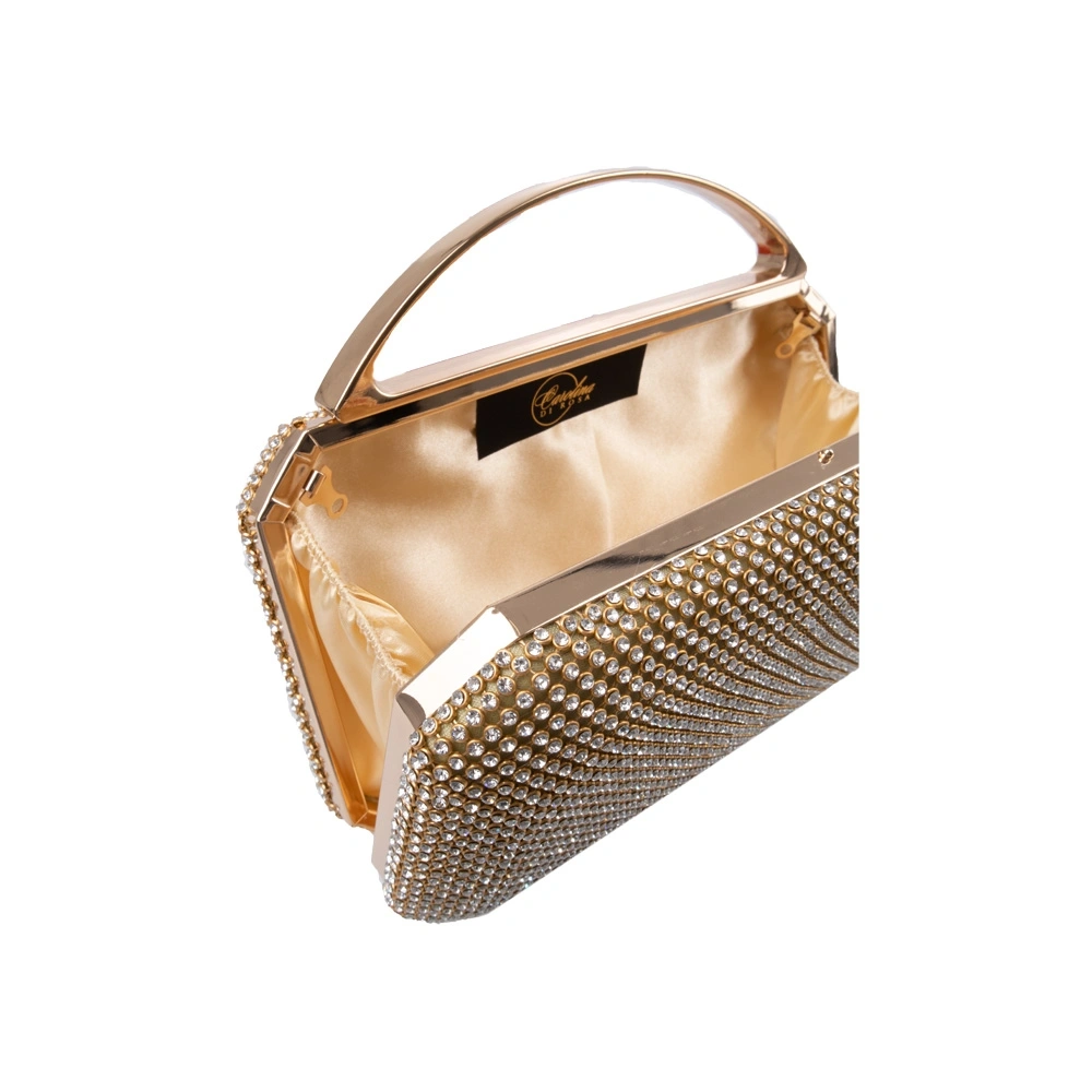 Geanta de ocazie Carolina di Rosa CR1767, Auriu, Nr. 3, Bagsy