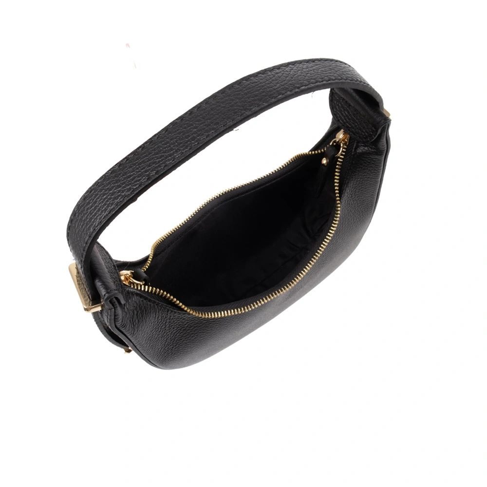 Geanta de mana din piele naturala Antonia Moretti AM1713, Negru, #4, Bagsy