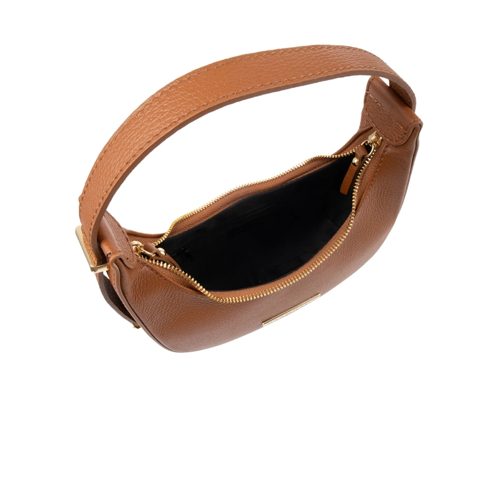 Geanta de mana din piele naturala Antonia Moretti AM1713, Cognac, #4, Bagsy