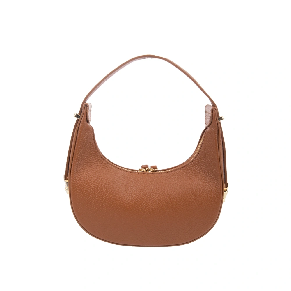 Geanta de mana din piele naturala Antonia Moretti AM1713, Cognac, #3, Bagsy