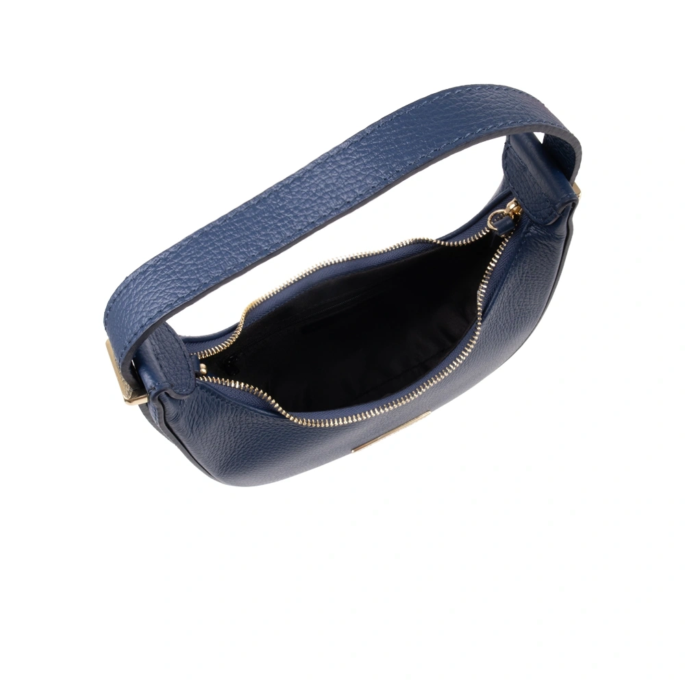 Geanta de mana din piele naturala Antonia Moretti AM1713, Albastru, #4, Bagsy