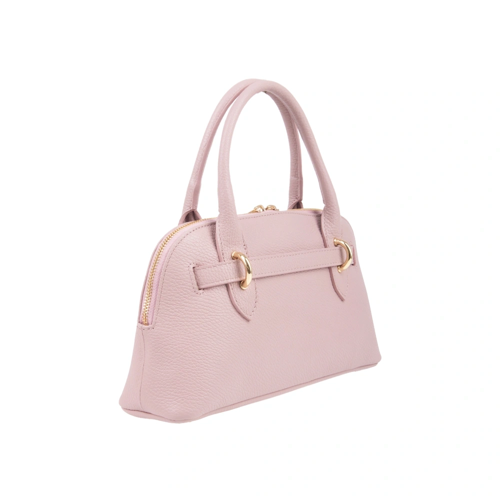 Geanta de mana din piele naturala Antonia Moretti AM1718, Roz, #3, Bagsy