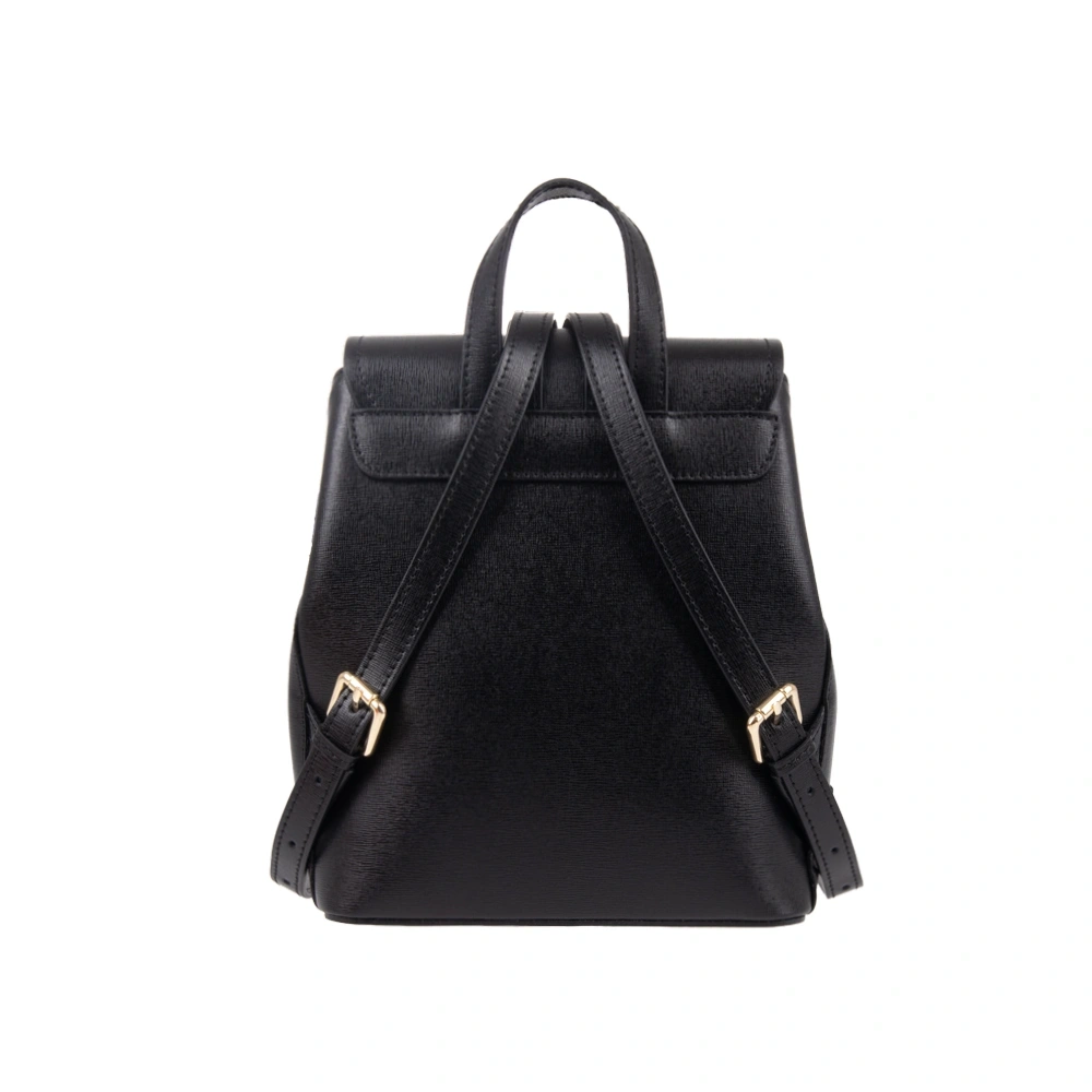 Rucsac din piele naturala Chiara Canotti CC1720, Negru, #3, Bagsy