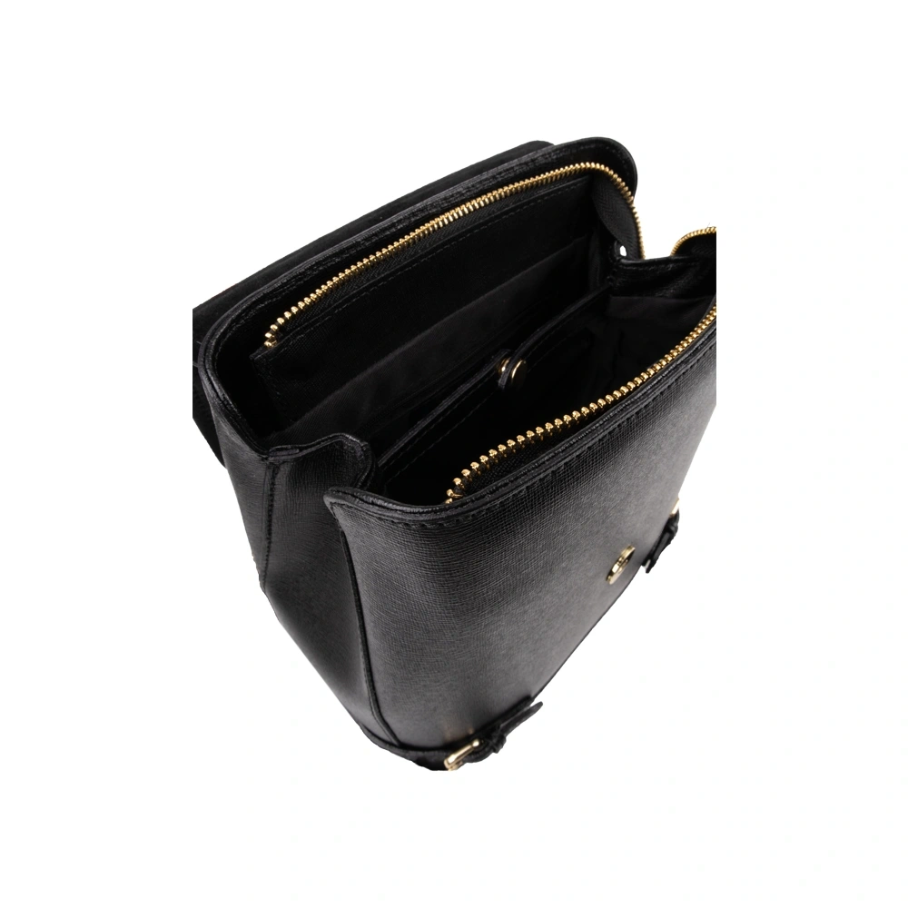 Rucsac din piele naturala Chiara Canotti CC1720, Negru, #5, Bagsy