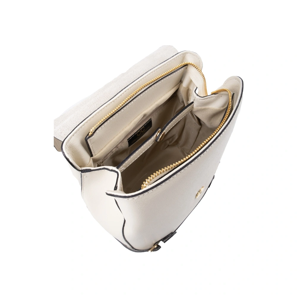 Rucsac din piele naturala Chiara Canotti CC1720, Bej, #5, Bagsy