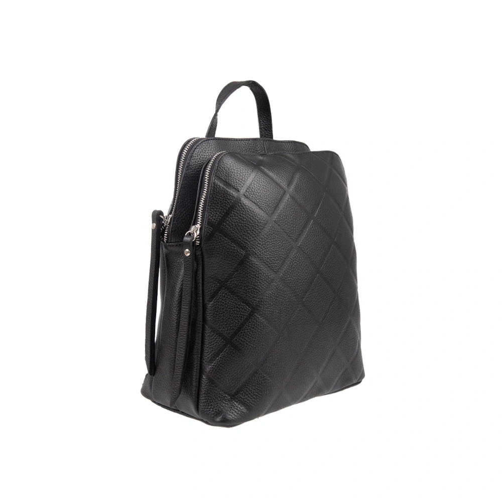 Rucsac dama din piele naturala Chiara Canotti CC1723, Negru, Nr. 2, Bagsy