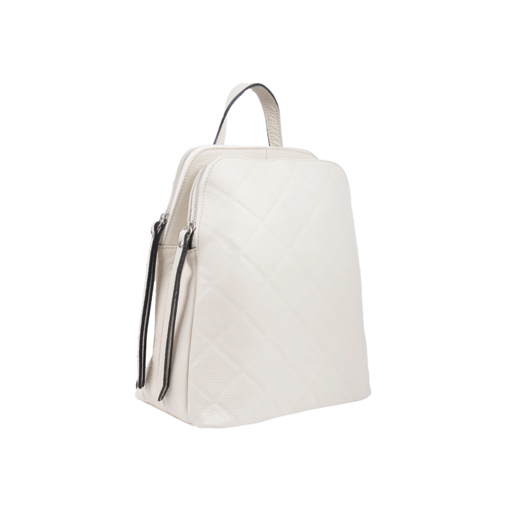 Rucsac dama din piele naturala Chiara Canotti CC1723, Bej, #2, Bagsy